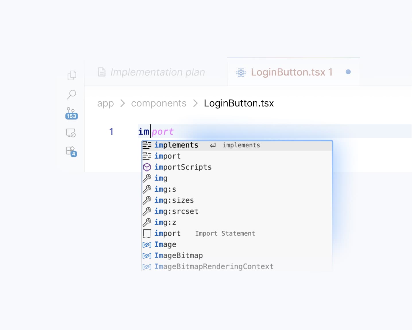 Antigravity editor interface
